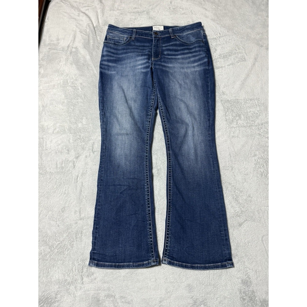 BKE Gabby Jeans Womens 34x29 Blue Bootcut Stretch Denim‎